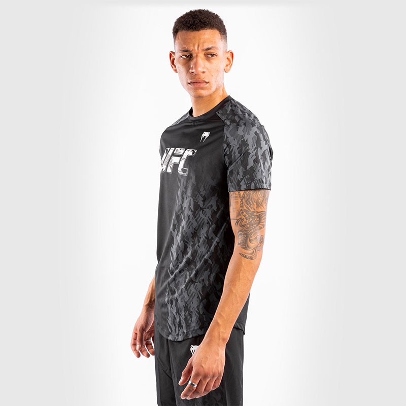 T-shirt Noir Title Fight – Manches Courtes, Coton – Fabriqué Aux US